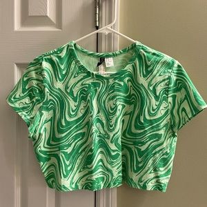 Divided Crop Top